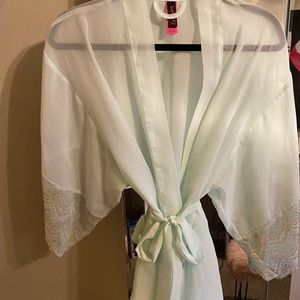 light green robe